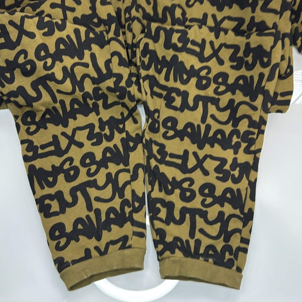 Savage X Fenty Forever Savage green fleece hooded onesie L/S - Picture 6 of 12